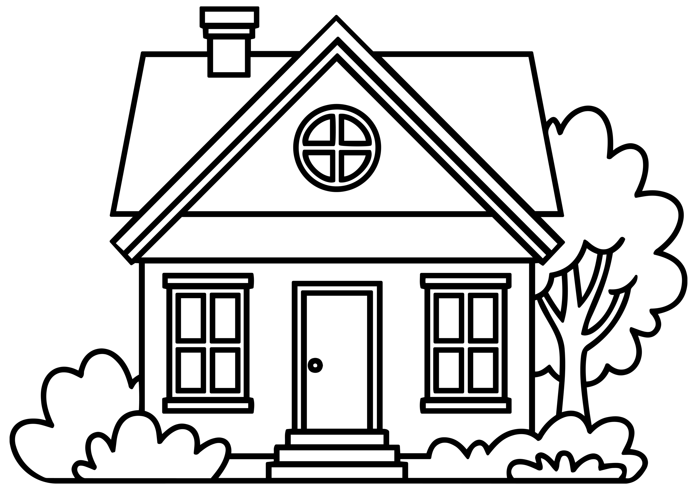 نقاشی خانه زیبا